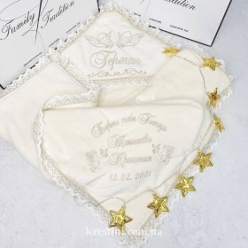 Утеплённая крыжма для мальчика "Крещение Германа"